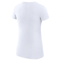 Los Angeles Angels G-III 4Her by Carl Banks Women's Super-Slim Fit Lightweight Heart Graphic T-Shirt - White