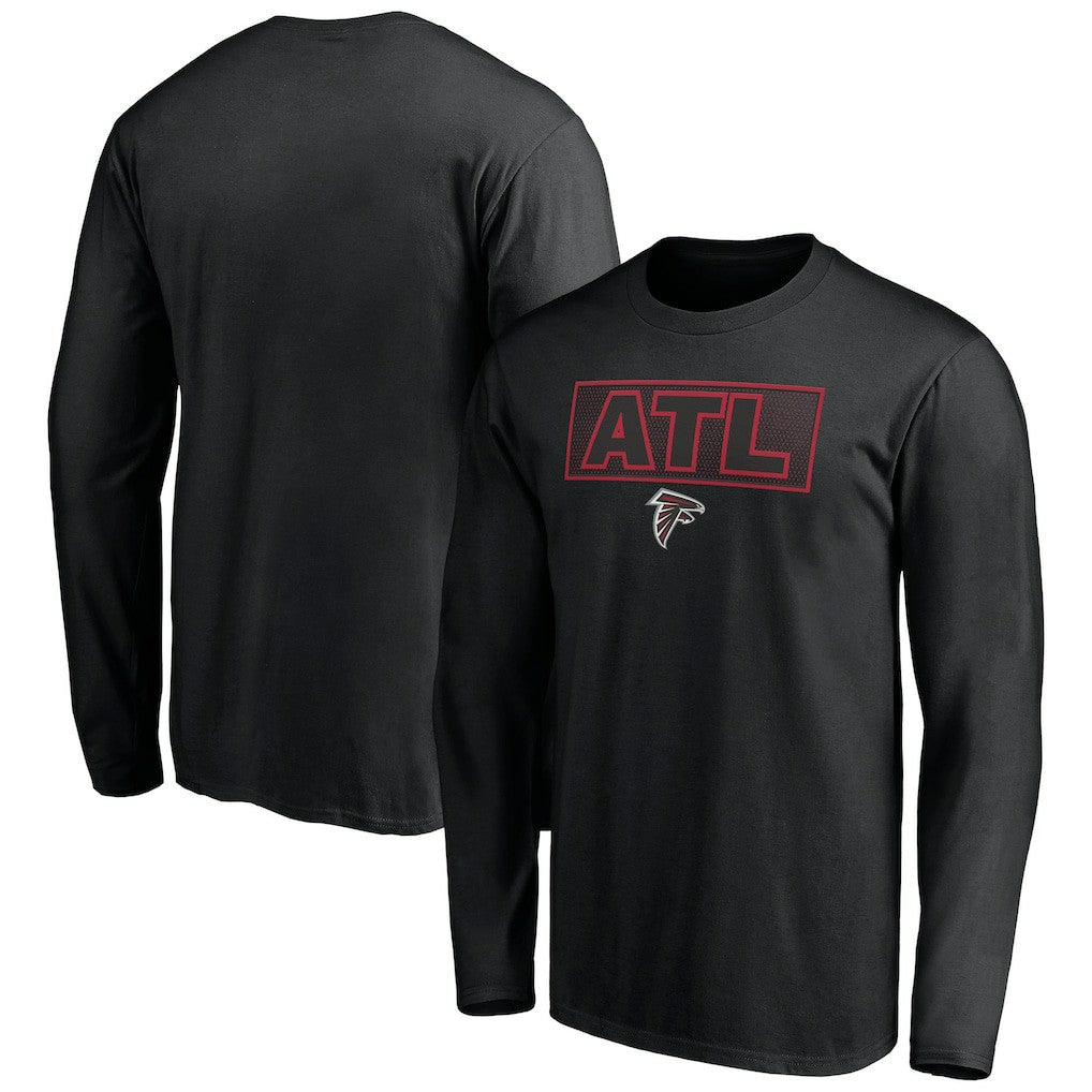 Atlanta Falcons Squad Throwbacks Long Sleeve T-Shirt - Black sale