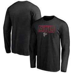 Atlanta Falcons Squad Throwbacks Long Sleeve T-Shirt - Black sale