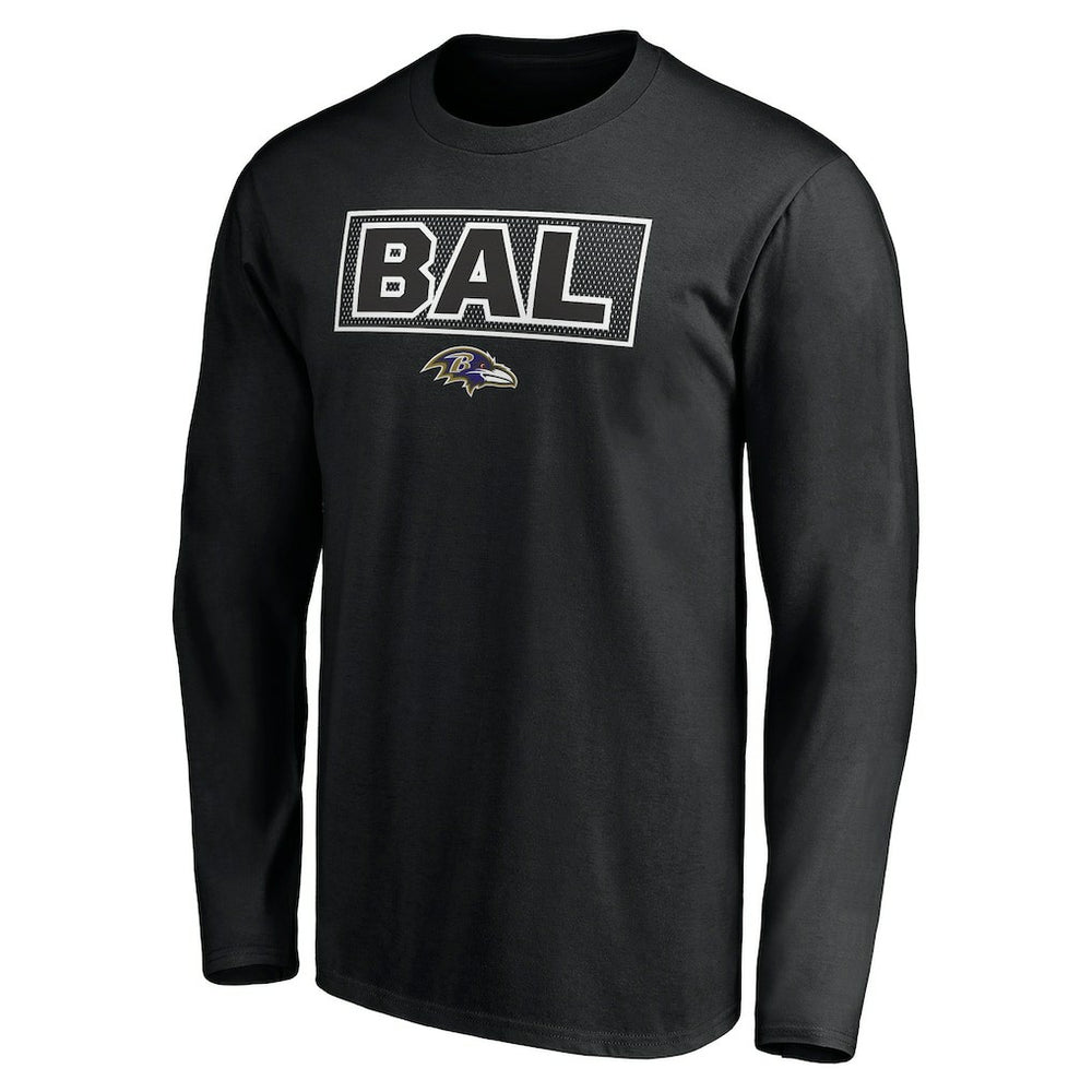 Baltimore Ravens Squad Throwbacks Long Sleeve T-Shirt - Black online