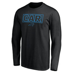 Carolina Panthers Squad Throwbacks Long Sleeve T-Shirt - Black cheap