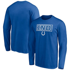 Indianapolis Colts Squad Throwbacks Long Sleeve T-Shirt - Royal for sale