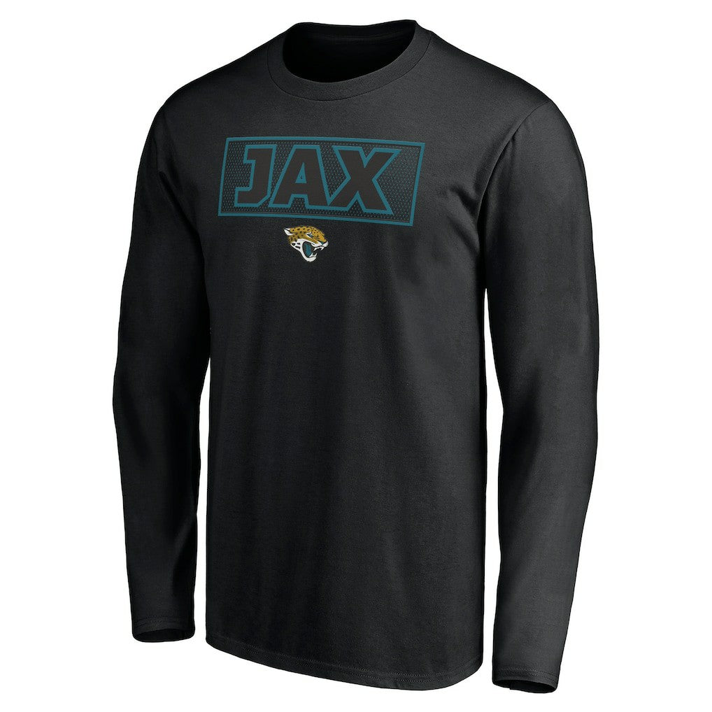 Jacksonville Jaguars Squad Throwbacks Long Sleeve T-Shirt - Black discount