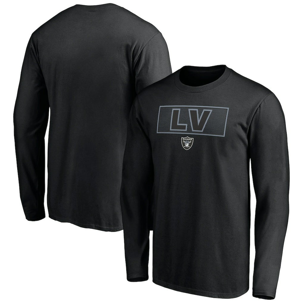 Las Vegas Raiders Squad Throwbacks Long Sleeve T-Shirt - Black sale