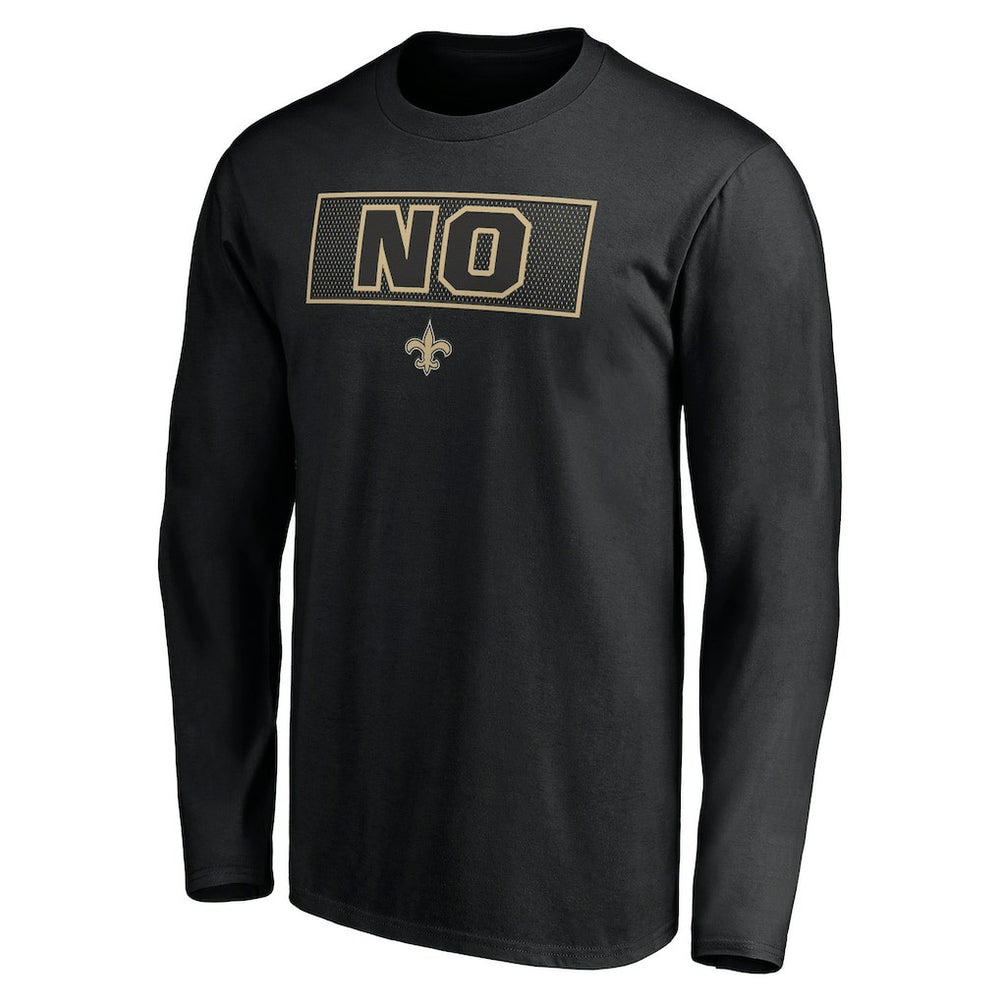 New Orleans Saints Squad Throwbacks Long Sleeve T-Shirt - Black sale