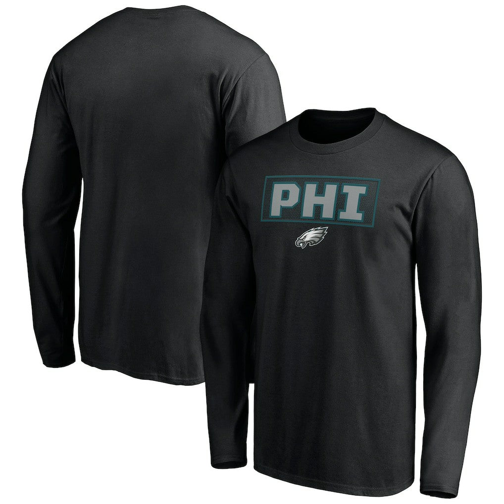 Philadelphia Eagles Squad Throwbacks Long Sleeve T-Shirt - Black online