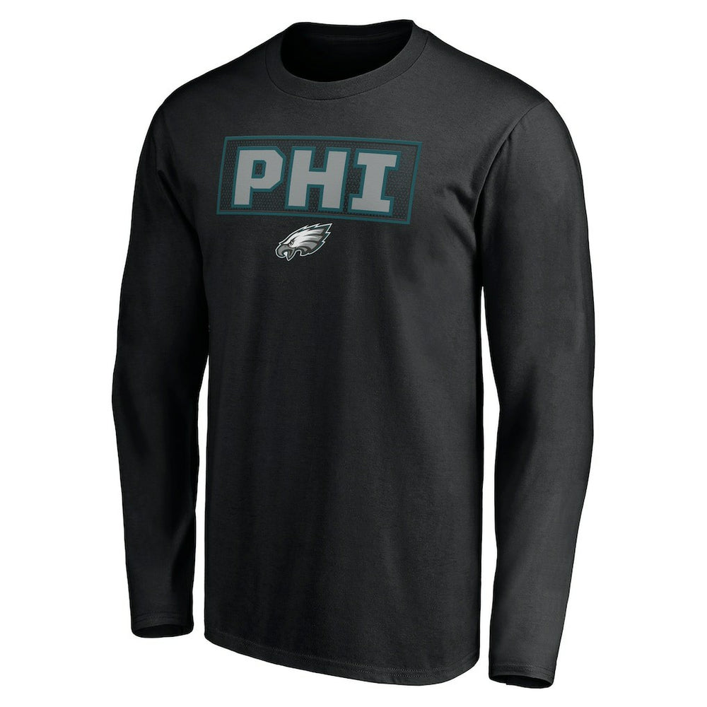 Philadelphia Eagles Squad Throwbacks Long Sleeve T-Shirt - Black online