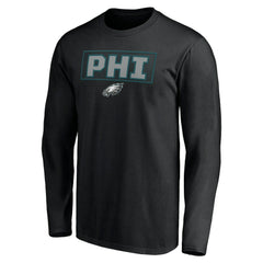 Philadelphia Eagles Squad Throwbacks Long Sleeve T-Shirt - Black online