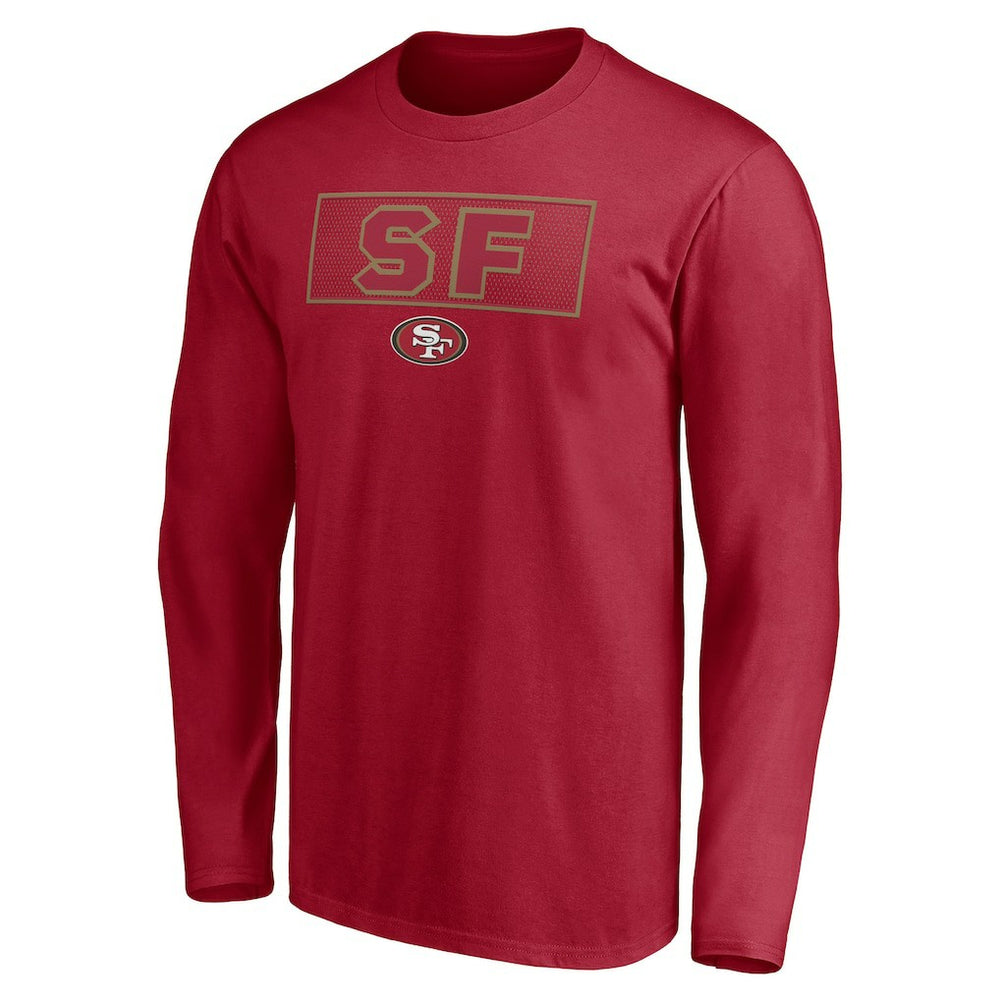 San Francisco 49ers Squad Throwbacks Long Sleeve T-Shirt - Scarlet outlet
