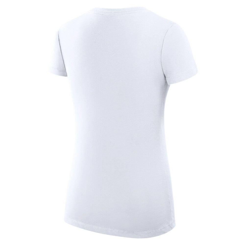 San Francisco Giants G-III 4Her by Carl Banks Women's Super-Slim Fit Lightweight Heart V-Neck T-Shirt - White