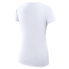 Toronto Blue Jays G-III 4Her by Carl Banks Women's Super-Slim Fit Lightweight Heart V-Neck T-Shirt - White