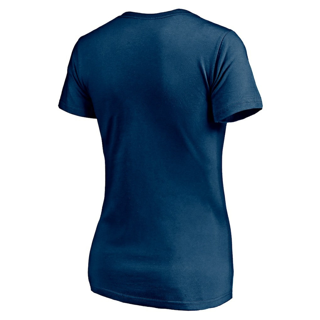 Chicago Bears Women's Depth Chart V-Neck T-Shirt - Navy cheap
