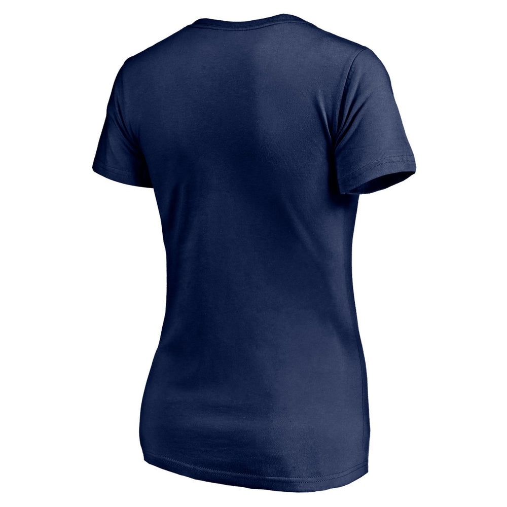 Denver Broncos Women's Depth Chart V-Neck T-Shirt - Navy outlet