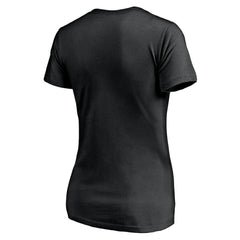 Las Vegas Raiders Women's Depth Chart V-Neck T-Shirt - Black for sale
