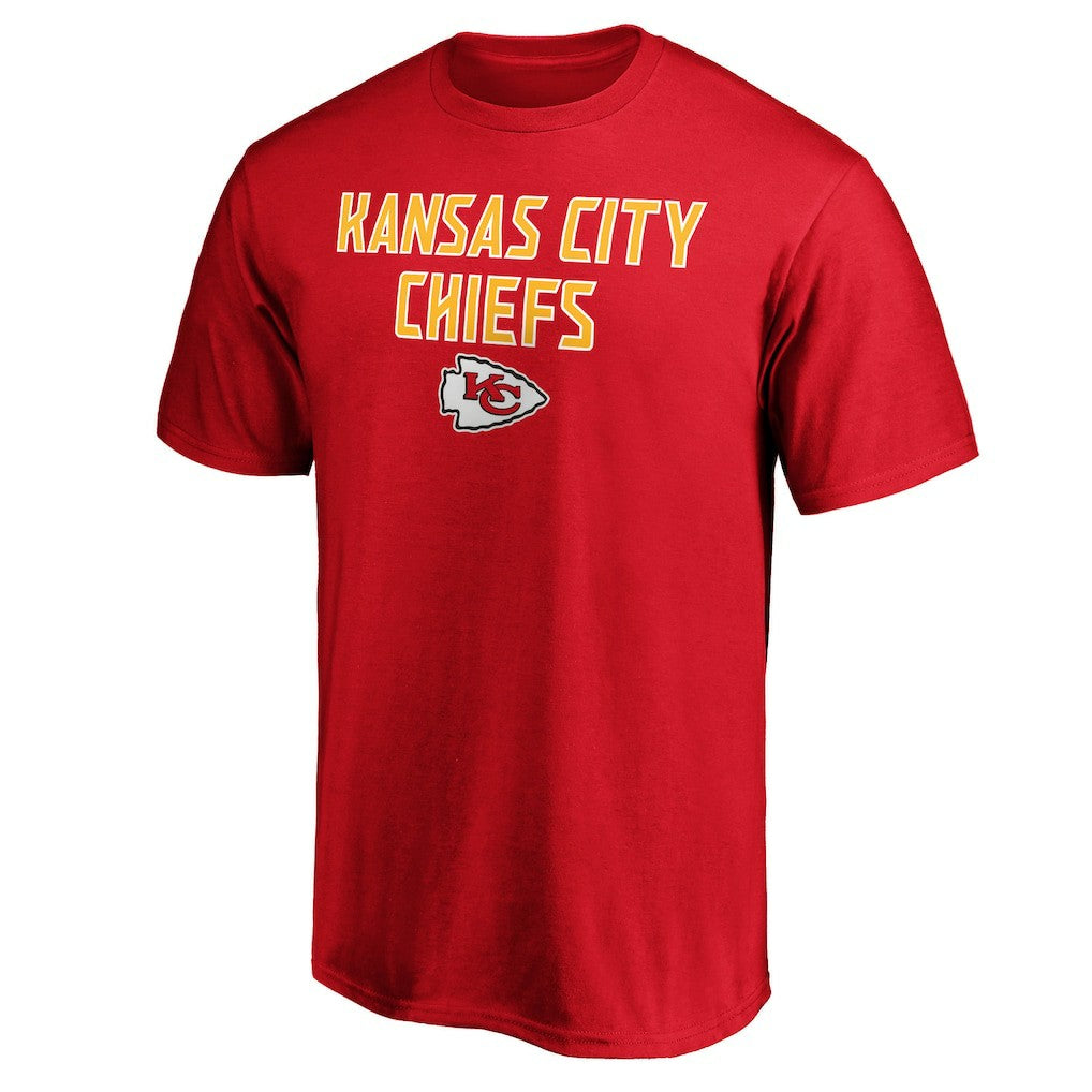 Kansas City Chiefs Game Day Stack T-Shirt - Red on sale