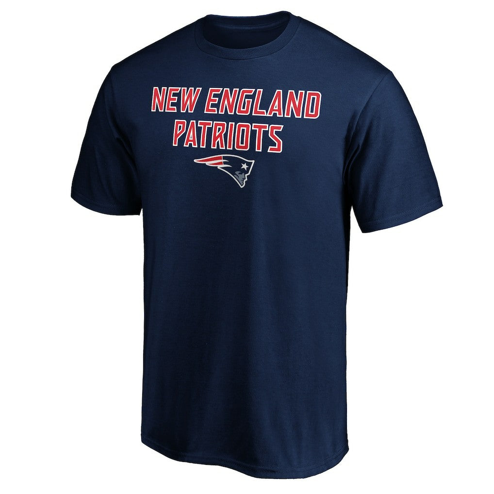 New England Patriots Game Day Stack T-Shirt - Navy on sale