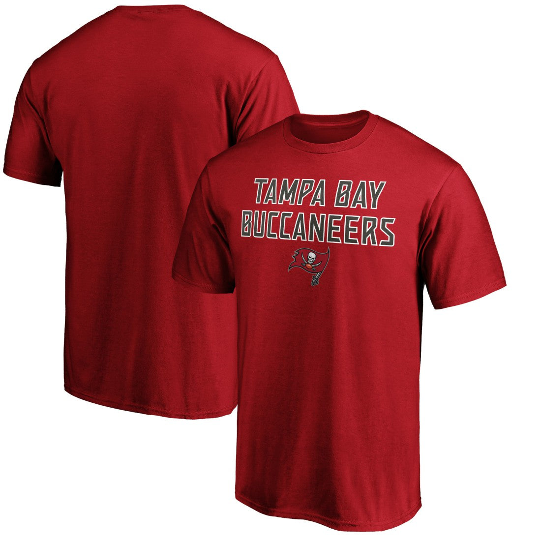Tampa Bay Buccaneers Game Day Stack T-Shirt - Red on sale
