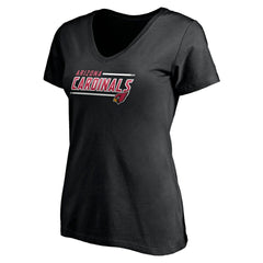 Arizona Cardinals Women's Mascot In Bounds V-Neck T-Shirt - Black online
