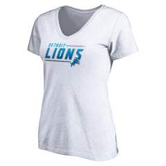 Detroit Lions Women's Mascot In Bounds V-Neck T-Shirt - White online