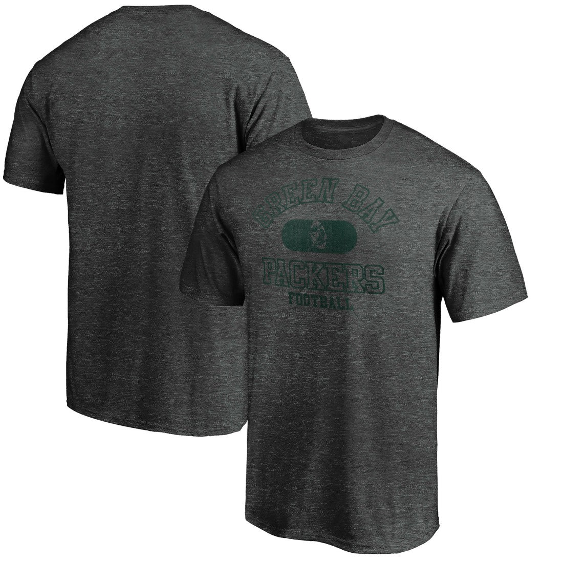 Green Bay Packers Varsity Issued Throwback T-Shirt - Heather Charcoal online