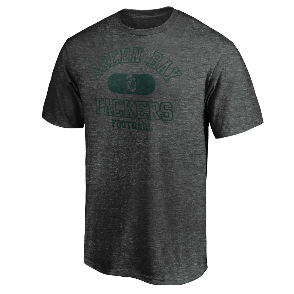 Green Bay Packers Varsity Issued Throwback T-Shirt - Heather Charcoal online
