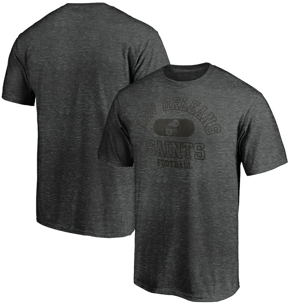 New Orleans Saints Varsity Issued Throwback T-Shirt - Heather Charcoal for sale