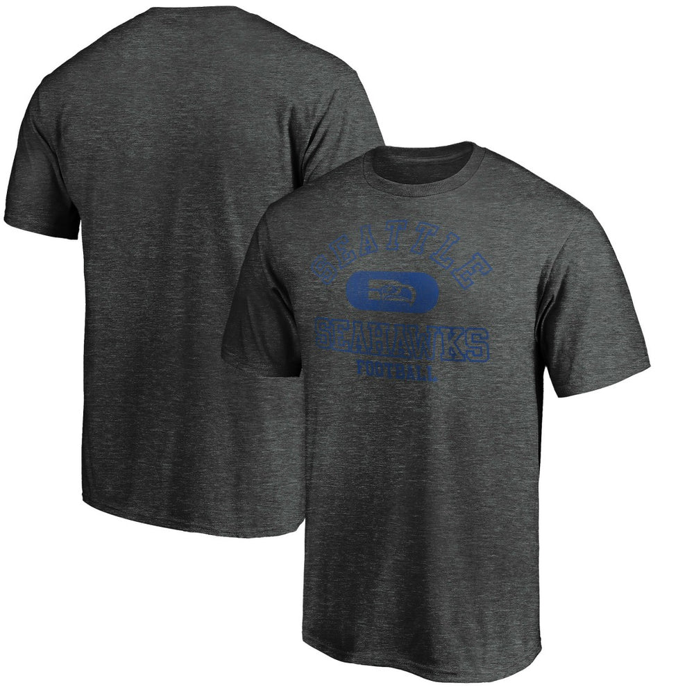 Seattle Seahawks Varsity Issued Throwback T-Shirt - Heather Charcoal outlet