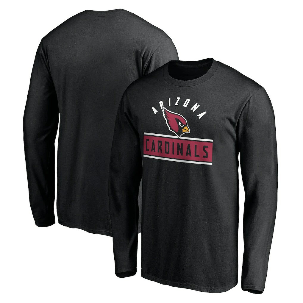 Arizona Cardinals Team Arch Knockout Long Sleeve T-Shirt - Black discount