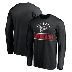 Atlanta Falcons Team Arch Knockout Long Sleeve T-Shirt - Black cheap
