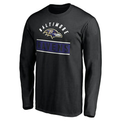 Baltimore Ravens Team Arch Knockout Long Sleeve T-Shirt - Black sale