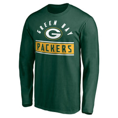 Green Bay Packers Team Arch Knockout Long Sleeve T-Shirt - Green on sale