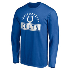 Indianapolis Colts Team Arch Knockout Long Sleeve T-Shirt - Royal for sale