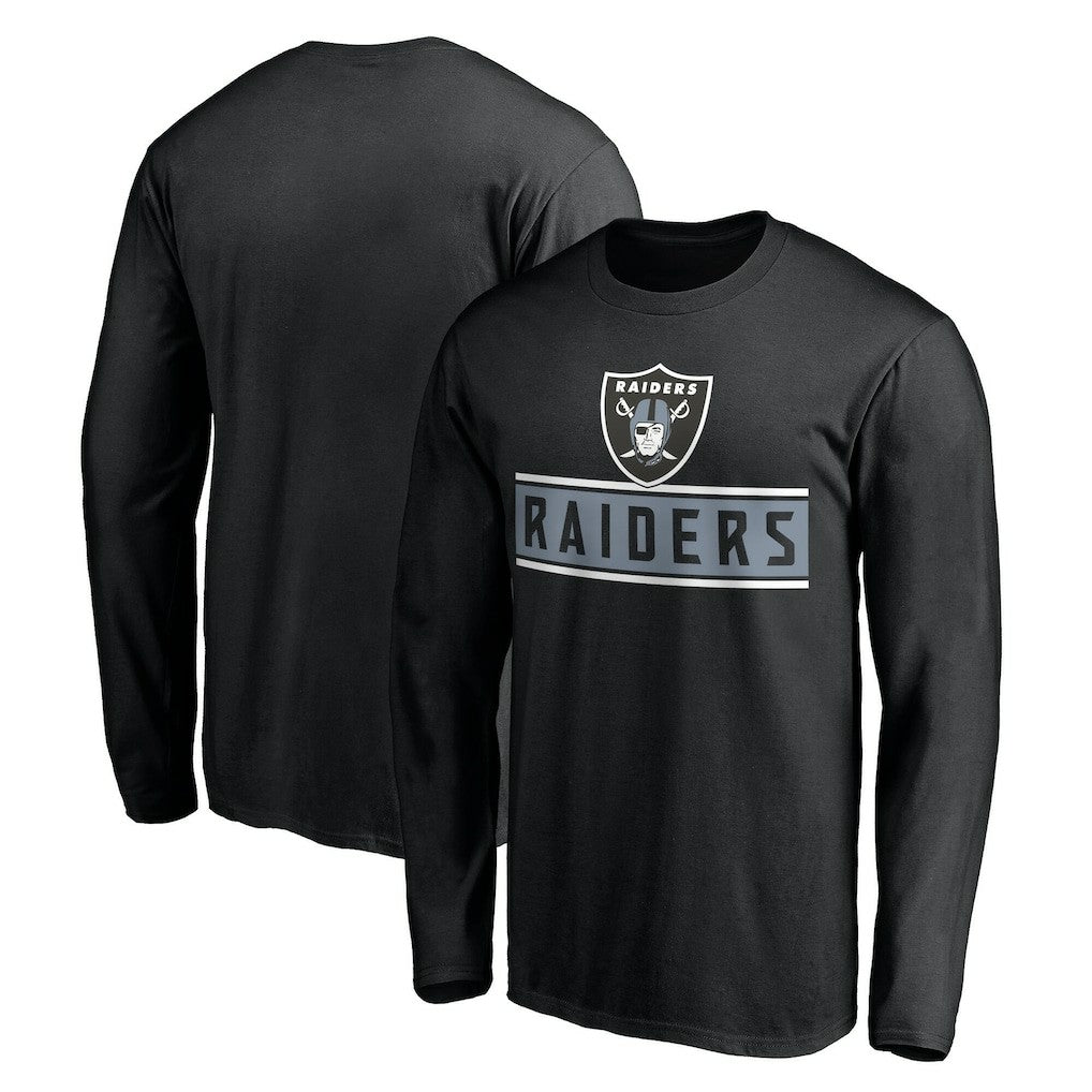 Las Vegas Raiders Team Arch Knockout Long Sleeve T-Shirt - Black online