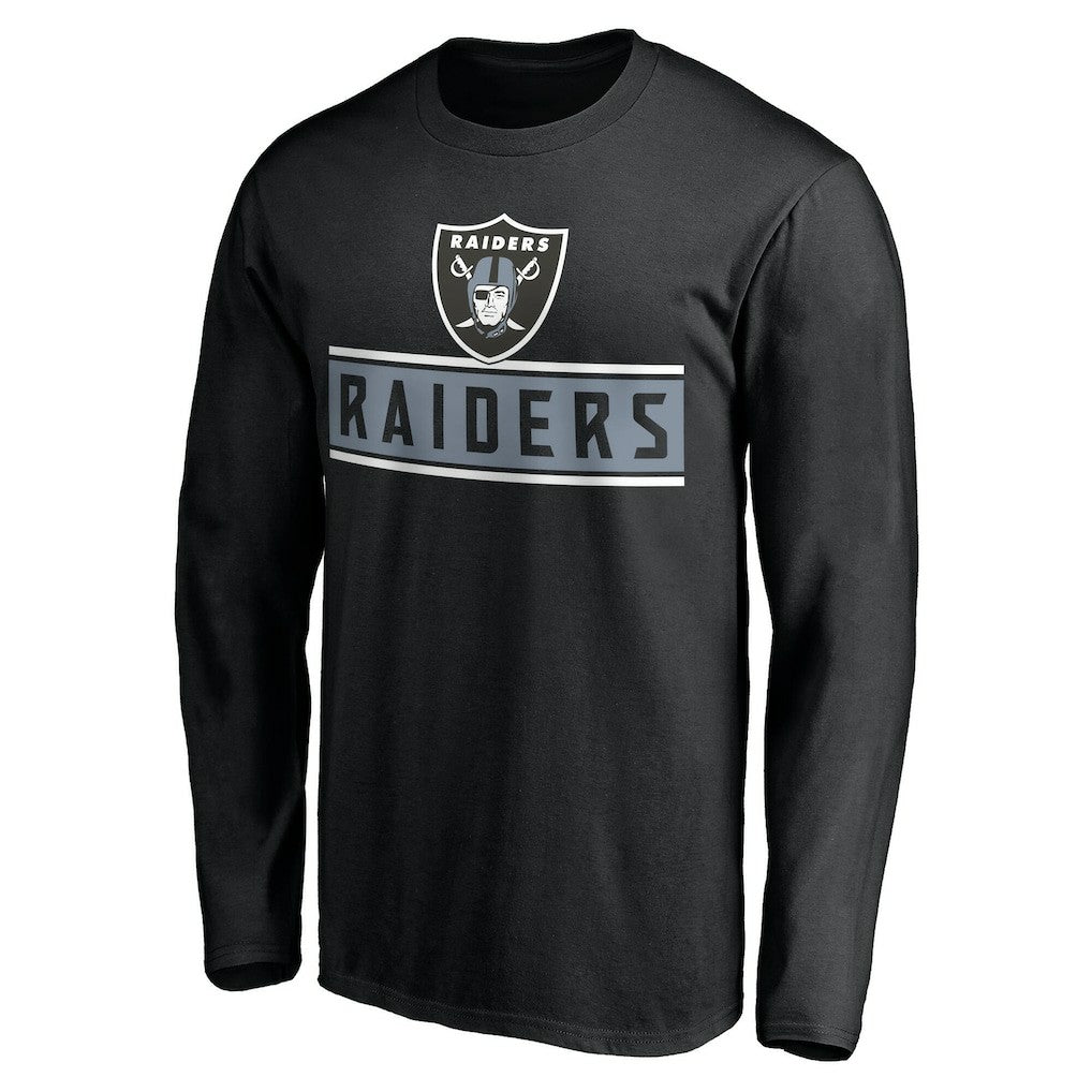 Las Vegas Raiders Team Arch Knockout Long Sleeve T-Shirt - Black online