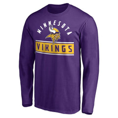 Minnesota Vikings Team Arch Knockout Long Sleeve T-Shirt - Purple online