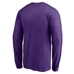 Minnesota Vikings Team Arch Knockout Long Sleeve T-Shirt - Purple online