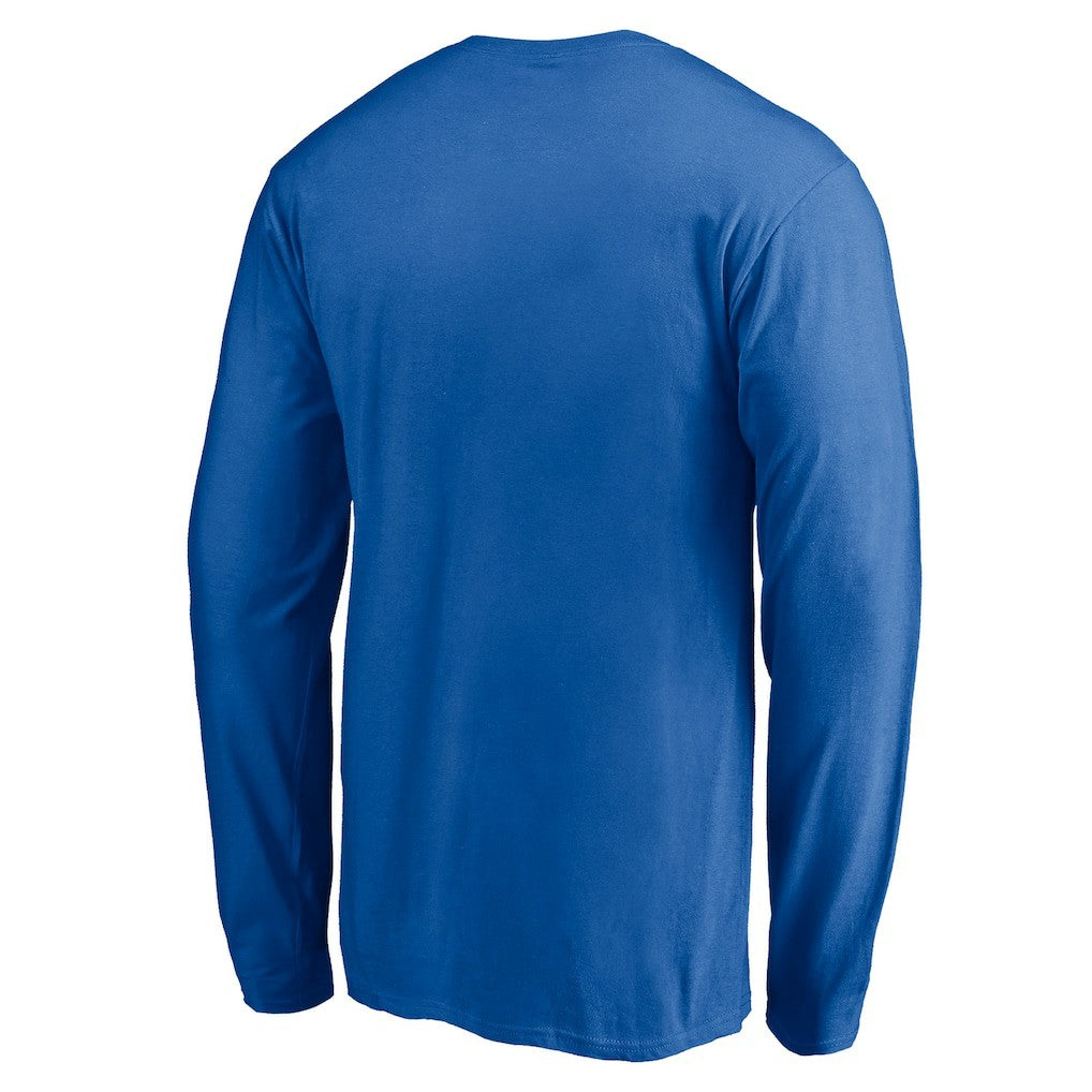 New York Giants Team Arch Knockout Long Sleeve T-Shirt - Royal discount