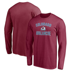 Colorado Avalanche Victory Arch Long Sleeve T-Shirt Burgundy