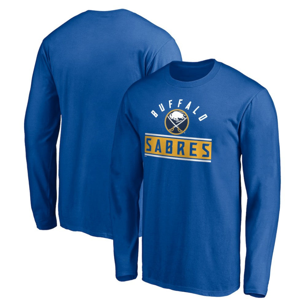 Buffalo Sabres Team Arch Knockout Long Sleeve T-Shirt Royal