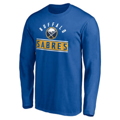 Buffalo Sabres Team Arch Knockout Long Sleeve T-Shirt Royal
