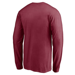 Colorado Avalanche Team Arch Knockout Long Sleeve T-Shirt Burgundy