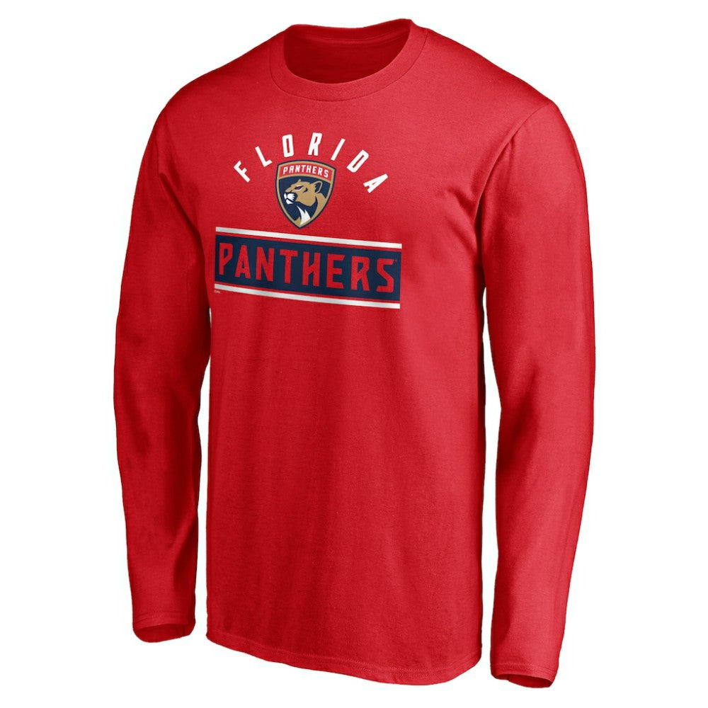 Florida Panthers Team Arch Knockout Long Sleeve T-Shirt Red
