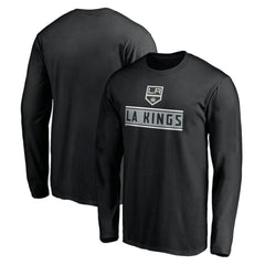 Los Angeles Kings Team Arch Knockout Long Sleeve T-Shirt Black