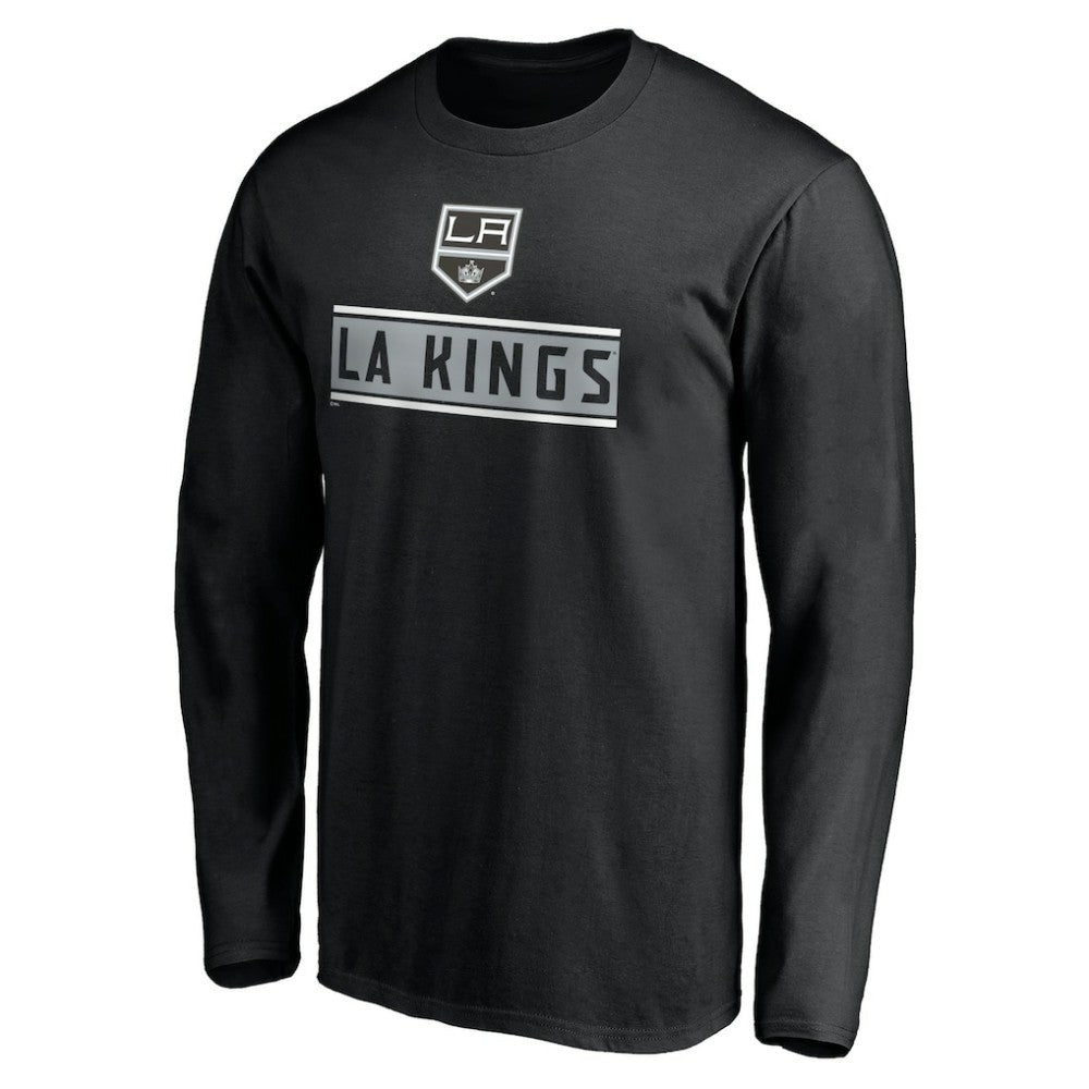 Los Angeles Kings Team Arch Knockout Long Sleeve T-Shirt Black