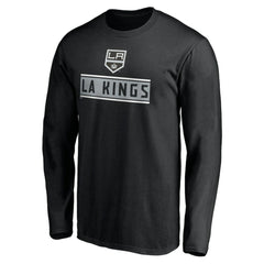 Los Angeles Kings Team Arch Knockout Long Sleeve T-Shirt Black