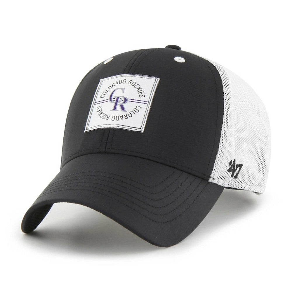 Colorado Rockies Disburse MVP Trucker Adjustable Hat - Black | 47 brand