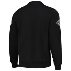 Chicago Blackhawks Starter x NHL Black Ice Cross Check Pullover Sweatshirt Black