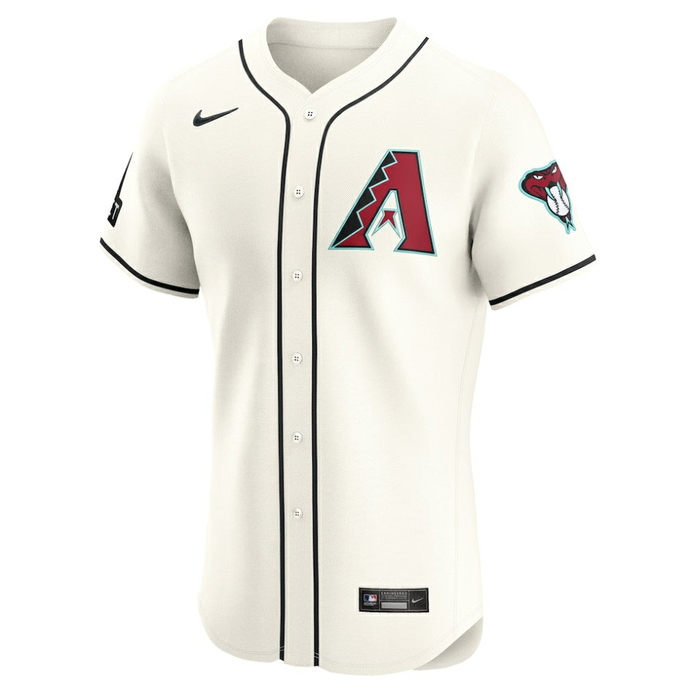 Arizona Diamondbacks Home Elite Patch Jersey - White | Nike