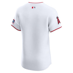 Los Angeles Angels Home Elite Patch Jersey - White | Nike