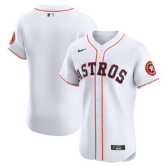 Houston Astros Home Vapor Premier Elite Patch Jersey - White | Nike